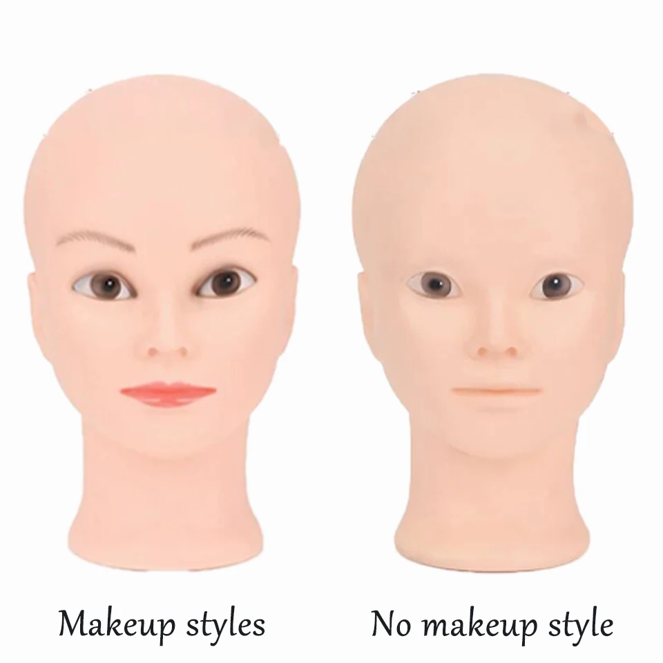 Anime Silicone Mannequin Head Stable Lightweight Wig Display Stand for Jewelry Headwear Hat Stand Manikin Silicone Head Model