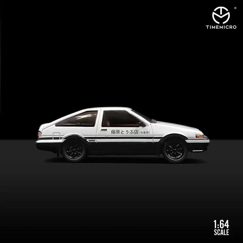 TIME MICRO Alloy 1:64 Scale Dream-AE86 TRUENO Metal Model Car Static Decoration Collectibles Gift Toys