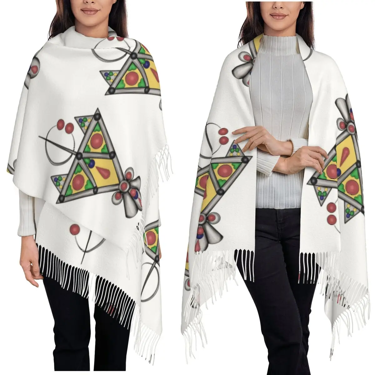

Ювелирные изделия Kabyle Amazigh, марокканский шарф, шарфы с кисточками, женские мягкие теплые шали и накидки, длинная осенне-зимняя шаль