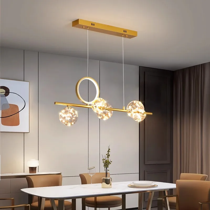 Modern LED Chandeliers para Home Decor, Luzes penduradas, Sala de estar, Sala de jantar, Iluminação interior