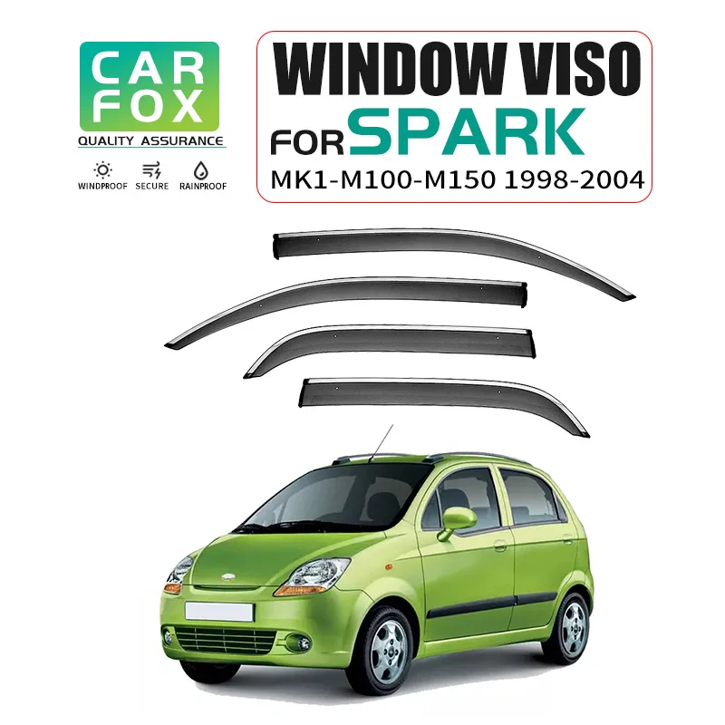 For Chevrolet Spark Window visor Weather Shield Side Window Deflector Car windshield weather shield Car accessories