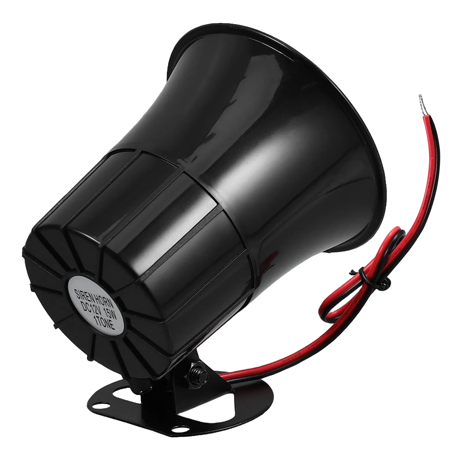 

High-Pitched Anti-Theft Alarm Horn Plastic Housing Loud Alarm Siren Indoor Outdoor Home Office Security System