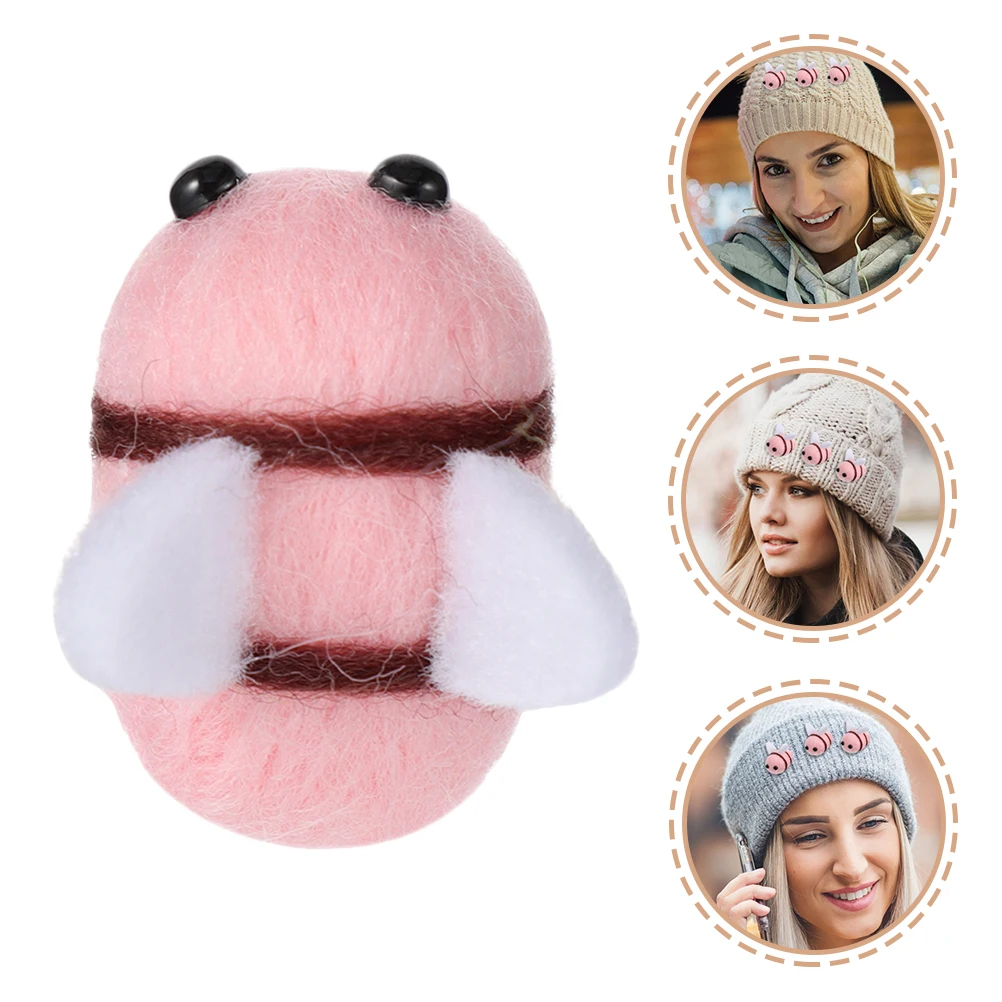 

25 Pcs Craft Craft Felt Wool Ball for DIY Bee Birthday Party Decoration Wool Felt Bee Ball Decorations Gifts