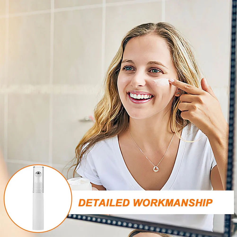 4 szt. Szklane buteleczki z kulką do olejków eterycznych, wielokrotnego użytku, przenośne, idealne w podróży, mini buteleczki na próbki perfum, puste.