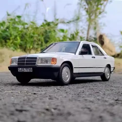 Модель автомобиля Mercedes-Benz 190E NOREV 1:18, литая машинка из металлического сплава, детская игрушка, коллекционные подарки, P84