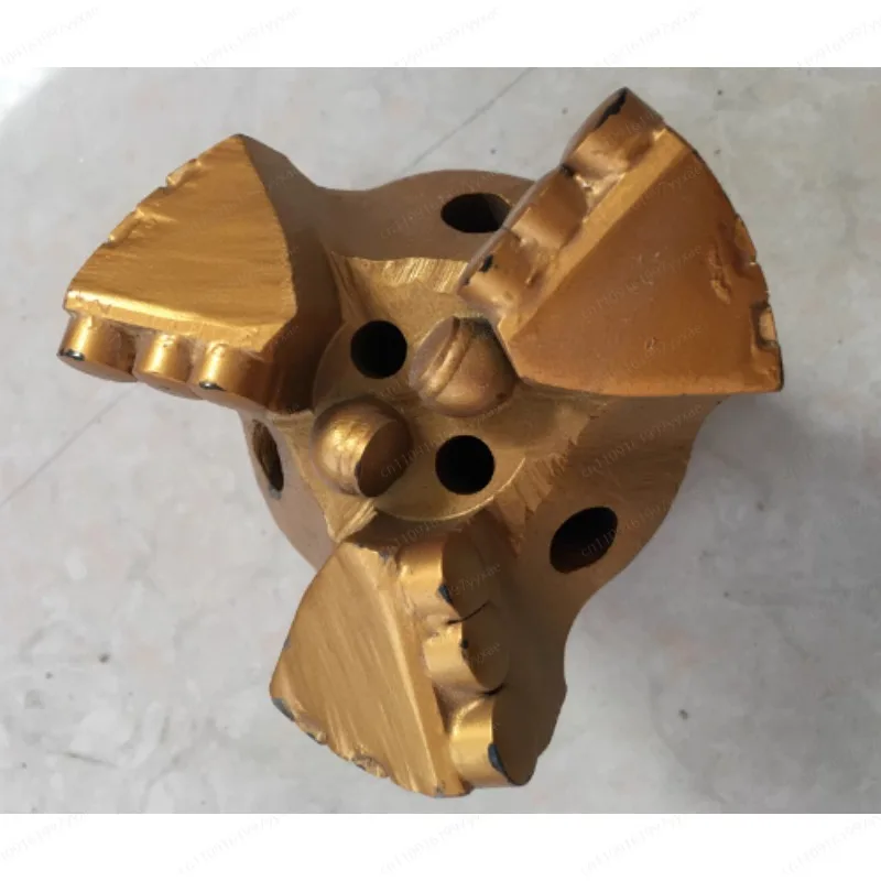Three wing drill bit PDC coal mine hard layer core rock drill bit diamond composite sheet mining drilling water well