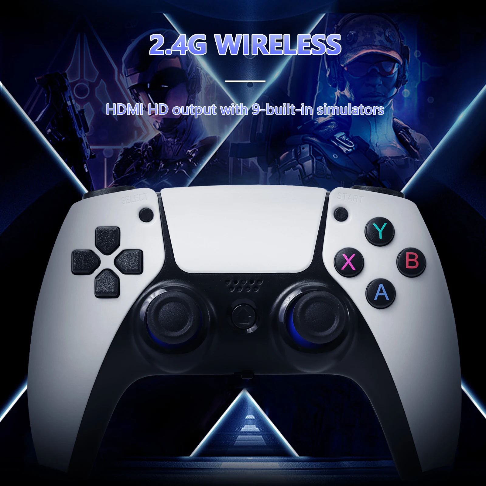 HDMI High-definition U9 PRO Game Stick 2.4G Wireless 4k TV Box Built-in 10000+ Games For 167 PSP 256G Retro Video Games Console