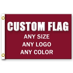 Custom Flag Or Banner-Vivid Color 100D Polyester For Advertising Decoration Outdoor Indoor Print anything home decoration gift