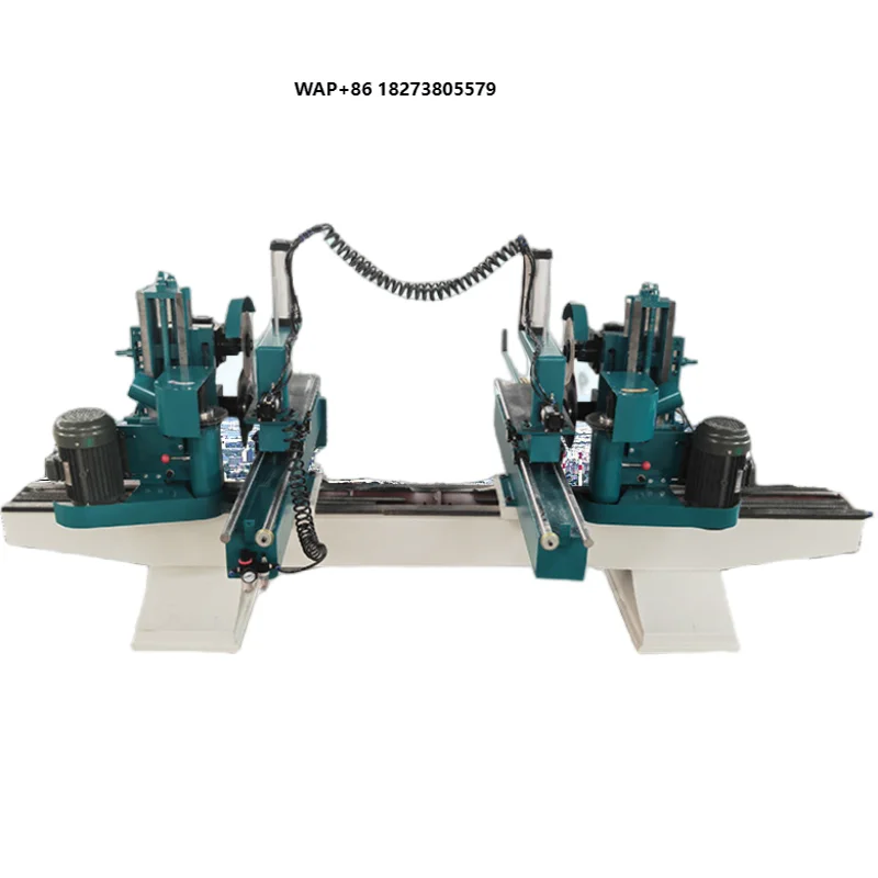 Electric Double End Tenoner Laminated Wood Flooring Processing Solid Woodworking Double End Tenoner Machine