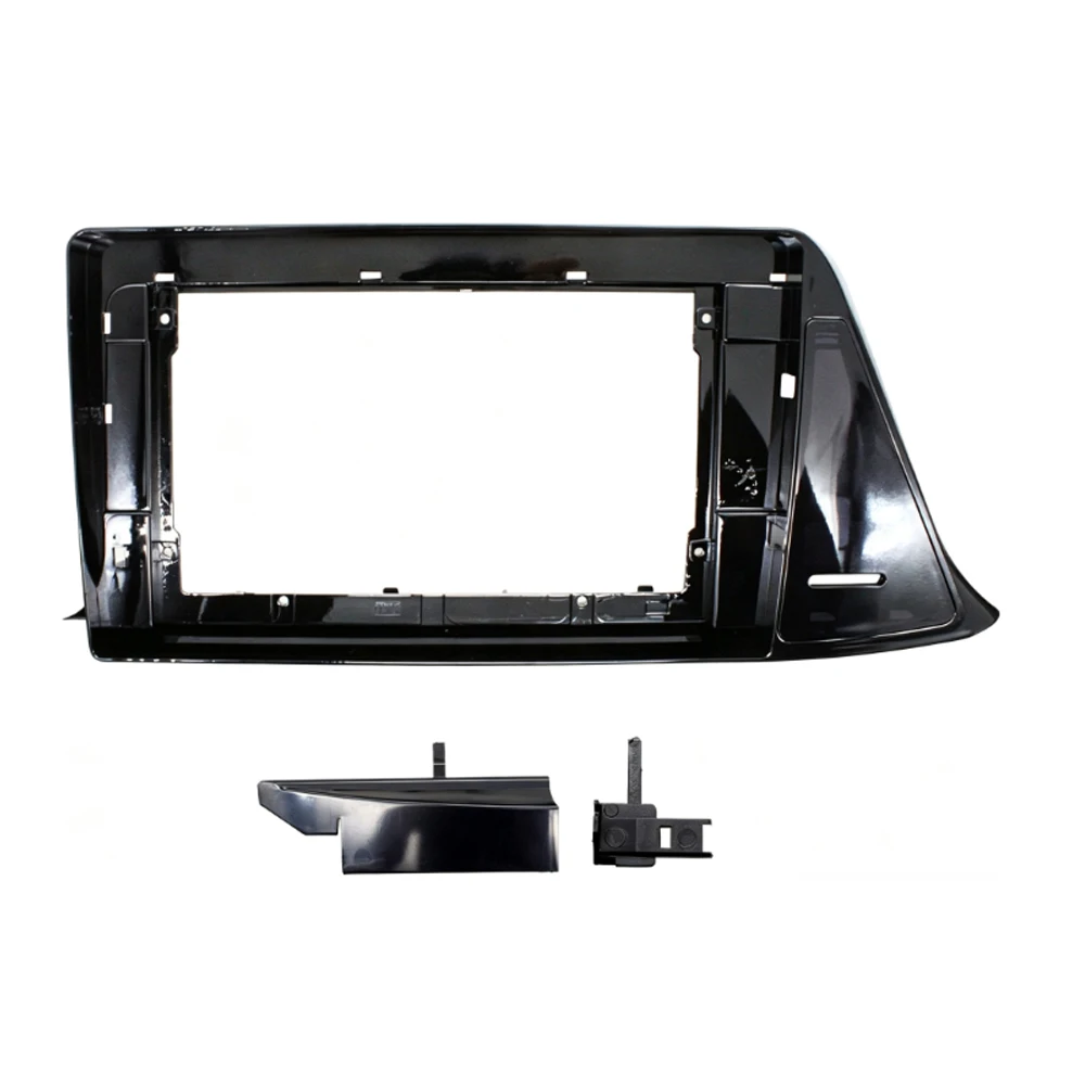 For Toyota IZOA C-HR 2018 LHD Low-End 10.1 Inch Car Radio Fascia Frame UV Black Stereo Dash Panel Trim