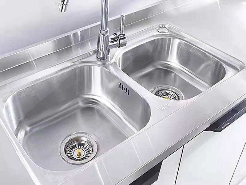 Simple Cabinet Stainless Steel Locker Cupboard Assembly Stove Cabinet Kitchen Cabinet Kitchen Integrated