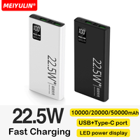 20000mAh Large Capacity Power Bank 22.5W USB C Fast Charging Portable 10000mAh External Spare Battery For iPhone Xiaomi Samsung