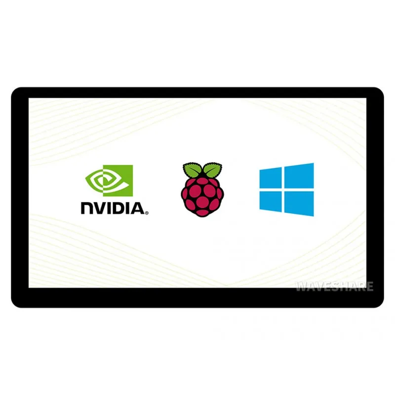 

15,6-дюймовый емкостный сенсорный ЖК-экран Waveshare, 1920×1080, HDMI, IPS, поддержка различных систем