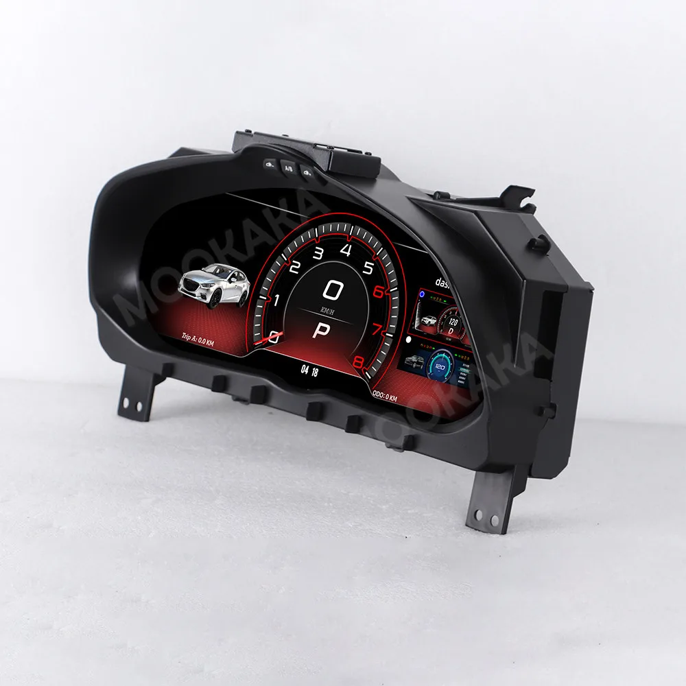 Car dashboard Auto Gauge For Mazda 3 Axela 2014~2019 LCD Instrument Digital Cluster Dashboard Panel Linux 12.3 Inch Speed Meter