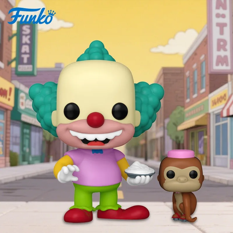 

Funko Pop Genuine The Simpsons Krusty The Clown Tiny Lisa Snowball II Hand Figure Doll Boy Birthday Gift Christmas Gift