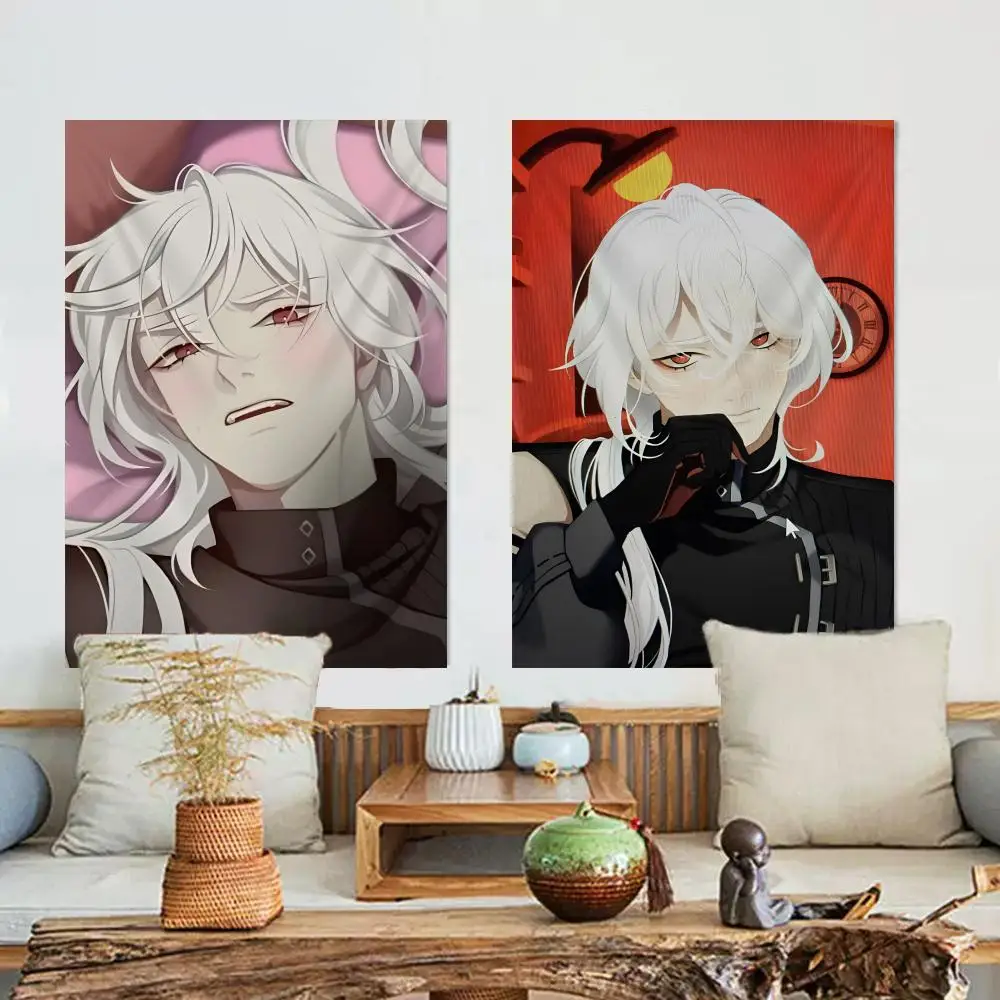 

Игра A D-Date со смертью, гобелен для спальни, гостиной, уличный настенный декор, простой стильный художественный декор, вертикальный дизайн