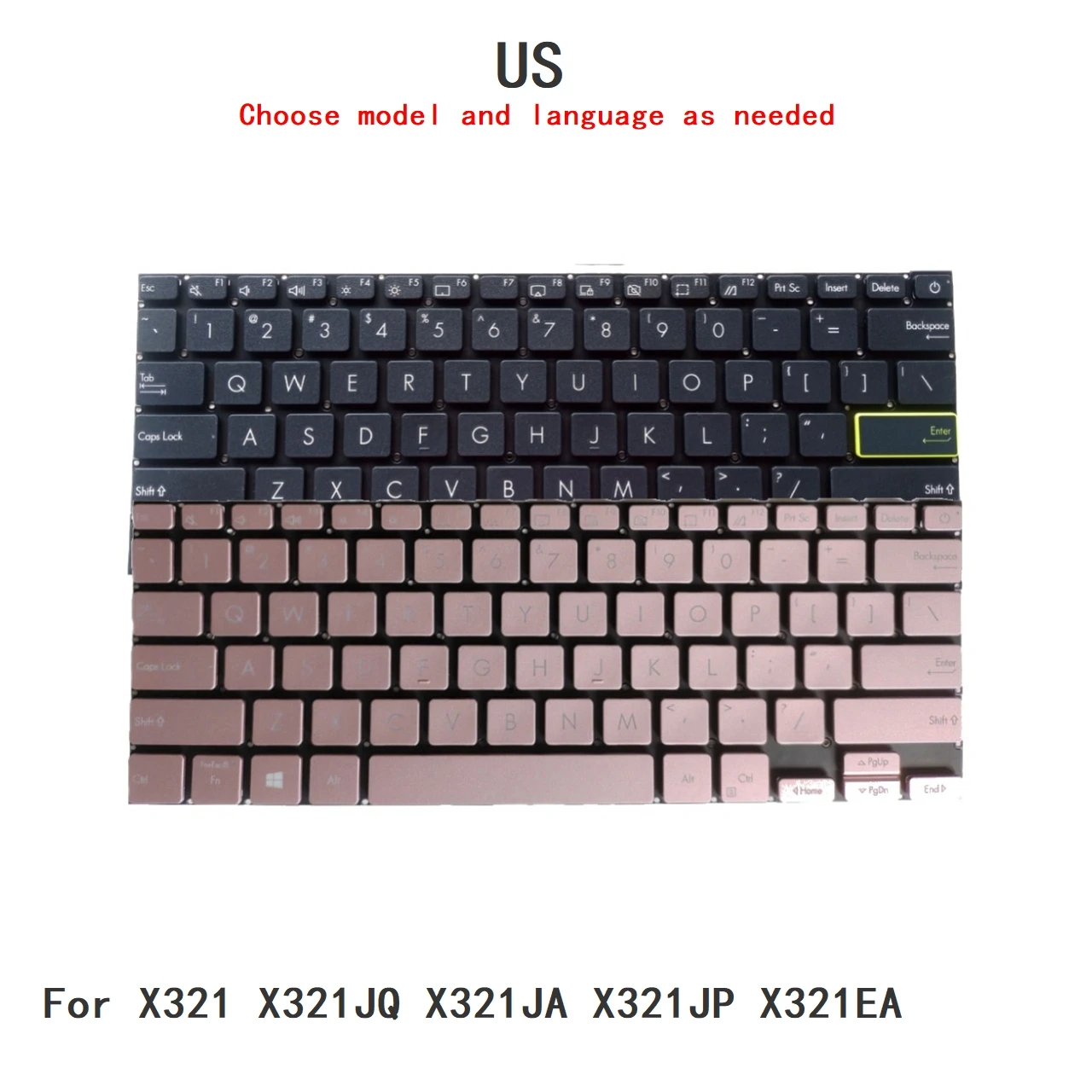 New US Language  Keyboard For ASUS X321 X321JQ X321JA X321JP X321EA Notebook PC Replacement Keyboard