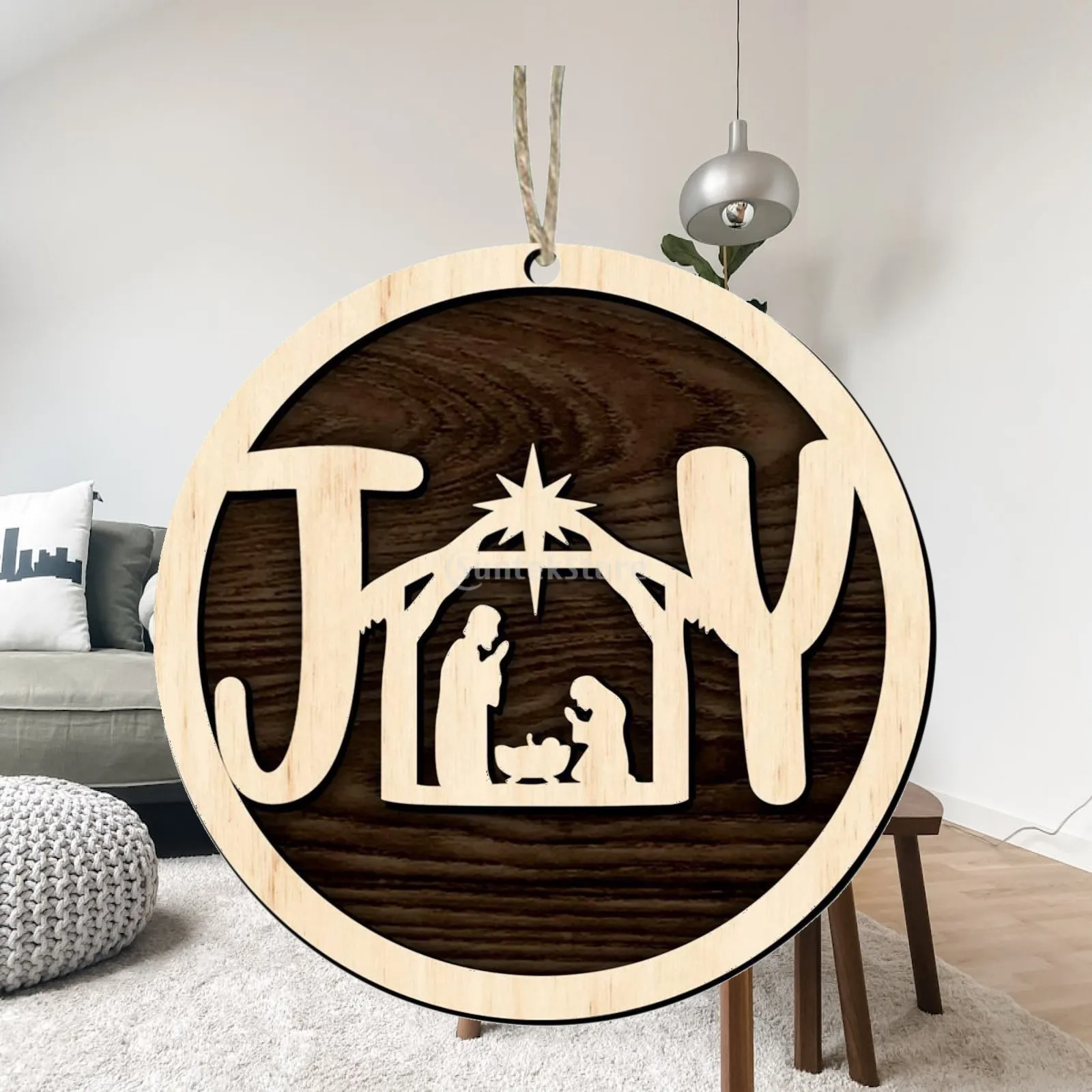 Christmas nativity scene ornaments, home decoration for indoor festival shelves