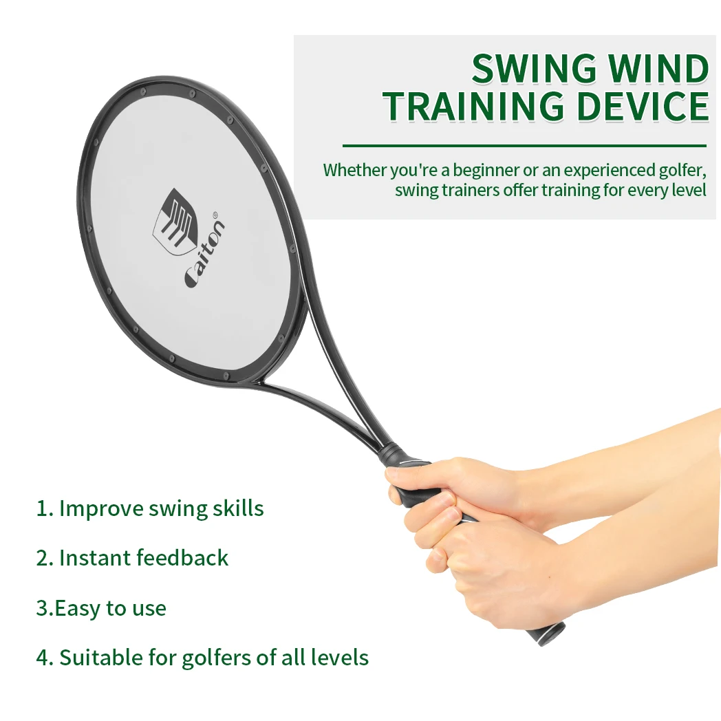 Caiton Beginner Golf Racket - Enhance Swing Skills, Coordination, and Power with Professional Training and Correction Tool