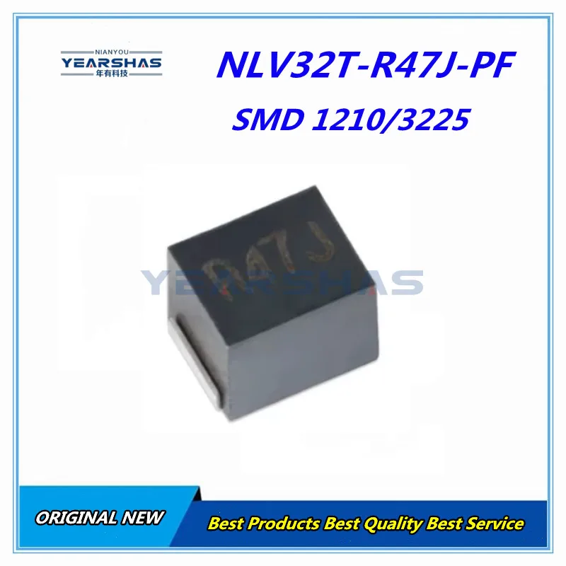 

2000pcs/reel Unshielded Wirewound Inductor NLV32T Series NLV32T-150J-PF 15UH 3225 1210 5% SMD 10UH 100J 100UH 101J 22UH 220J