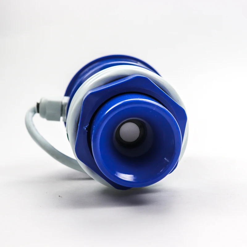 IP65 IP68 4-20ma DC24V WiFi GPS عمق المياه بالموجات فوق الصوتية مستوى السائل متر محول الاستشعار مع شاشة الكريستال السائل لخزان المياه