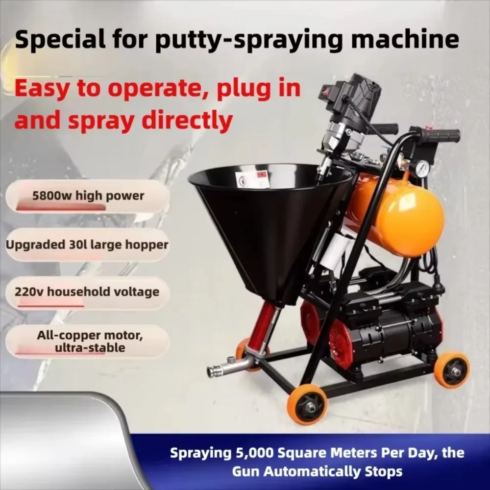 Automatic High Power Multi-functional Sprayer for Putty Cement Mortar Waterproof Coating Primer