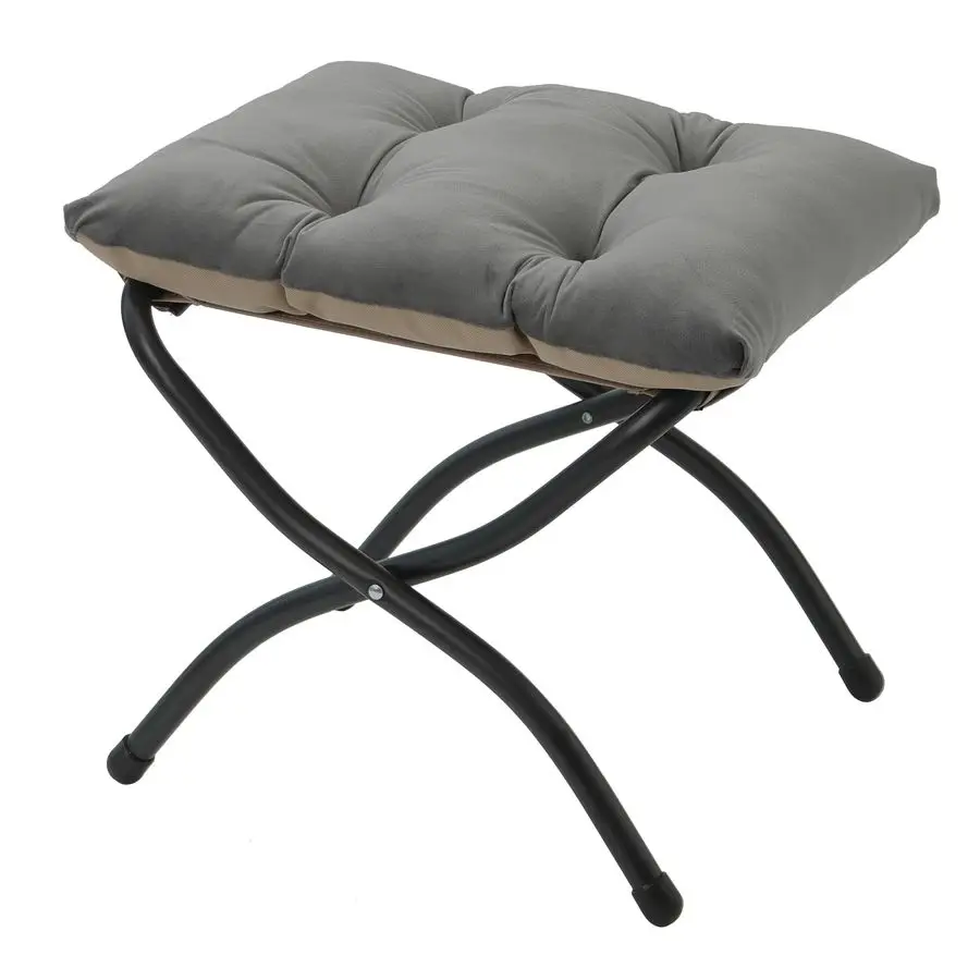 

15H Folding Ottoman, Foldable Footrest Stool, Portable Small Foot Stool for Couch, Collapsible Foot Rest Ottoman for Sofa, Acce