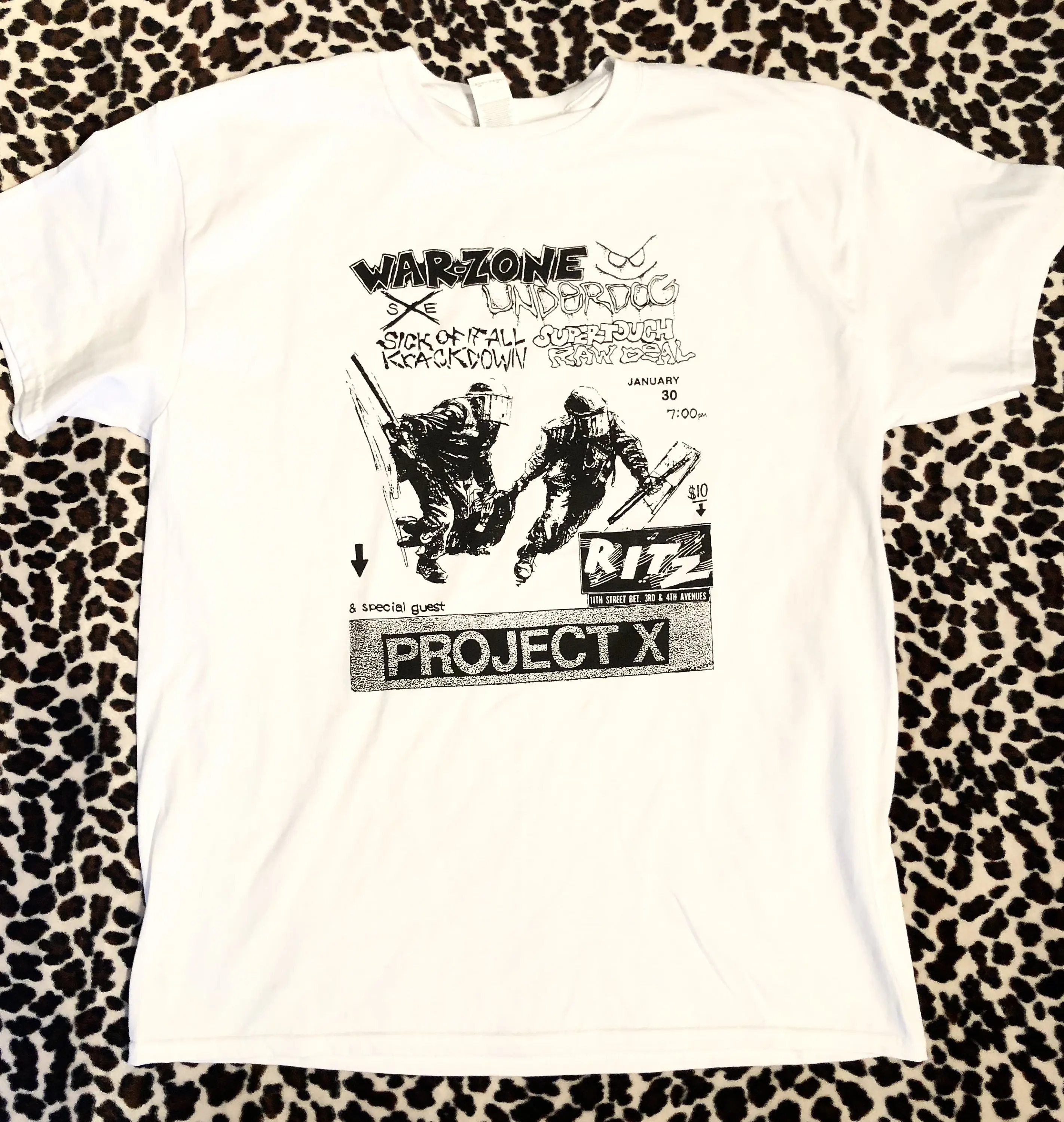 Warzone Vintage Flyer T Shirt