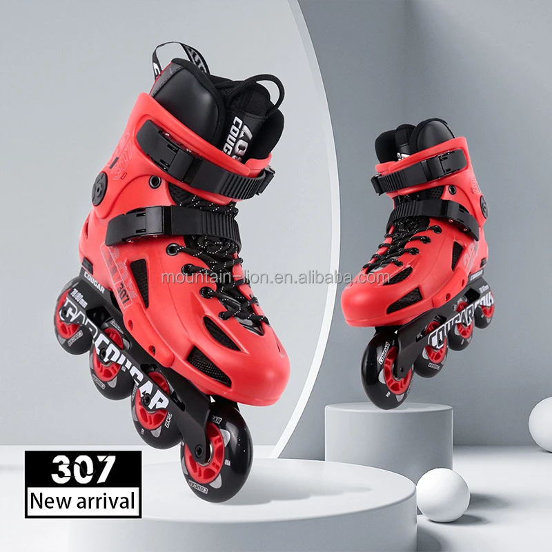 

Red Color Roller Skates Urban Skating Shoes for Gift Decoration Rink Men Women Kids Skater