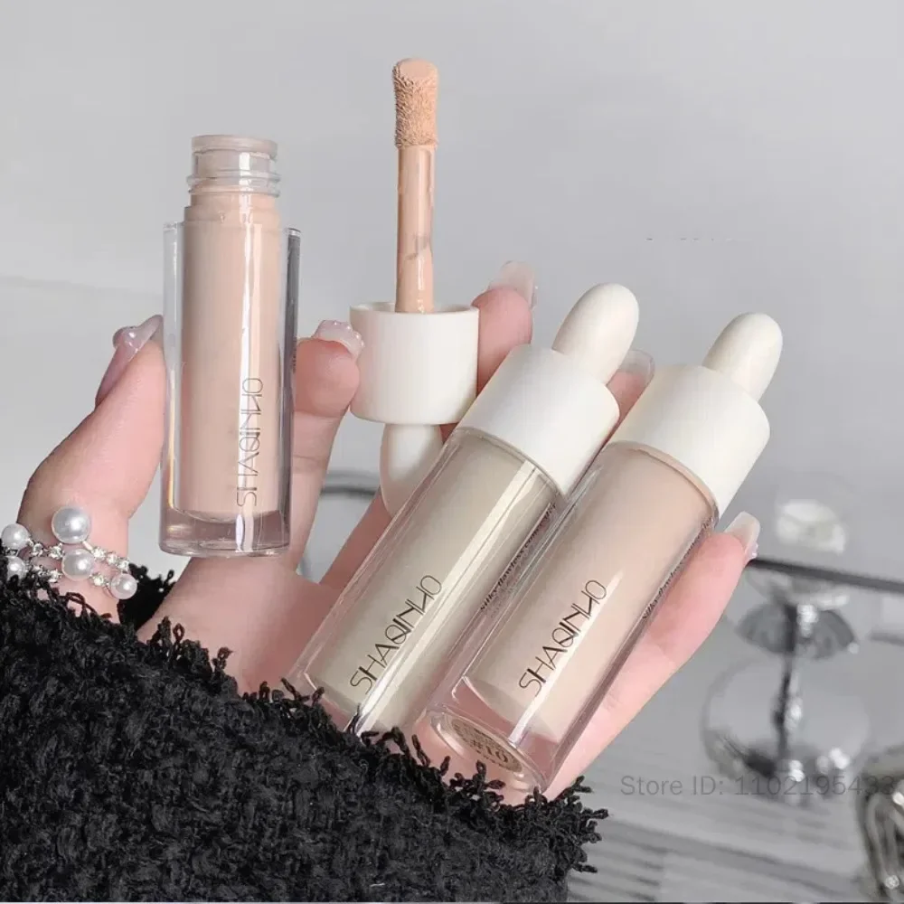 Crème anti-cernes à haute couverture, Texture, marques d'acné, cernes, liquide de maquillage pour le visage, éclaircissant durable, cosmétique pour le visage