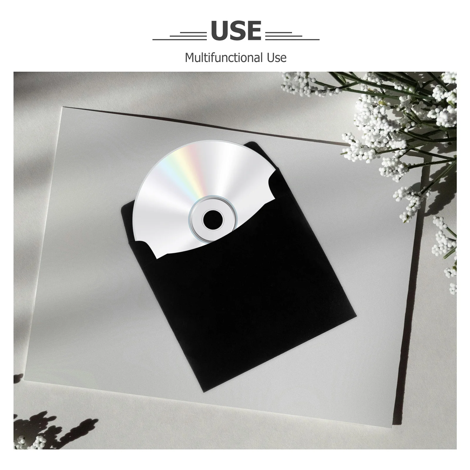 20 Pcs Storage Bag Display Case Book Shipping Boxes Cardboard Album Jackets Blank Adhesive