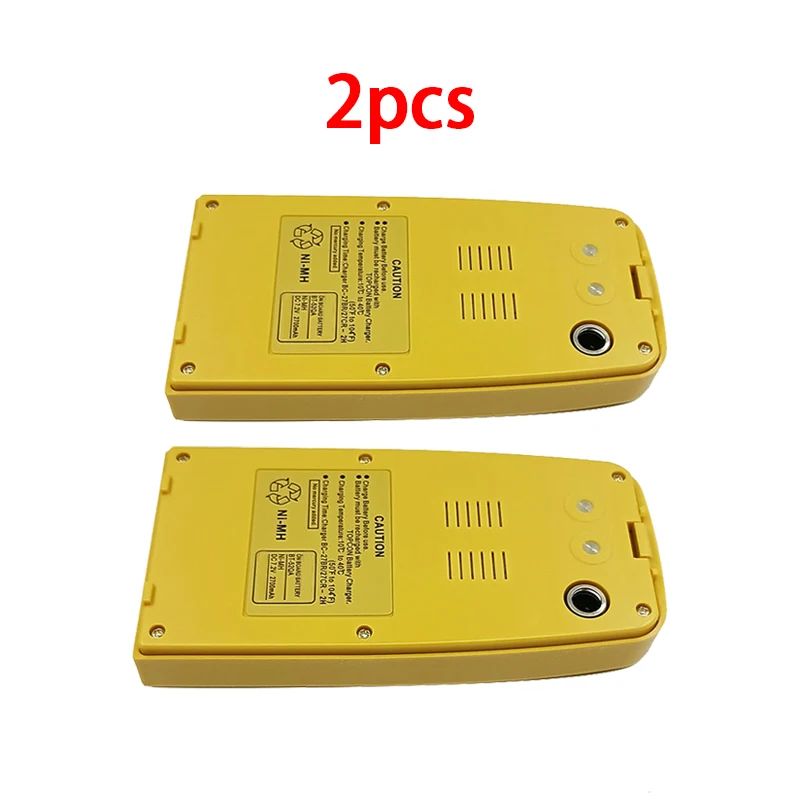 2PCS Battery BT-52QA BT52Q BT-52Q BT52QA Ni-MH Rechargeable For GTS-330/3000 GPT -3000 3100 3200 Series Total Stations 3 PIN