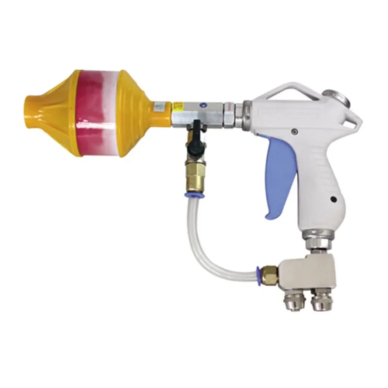 

High pressure water integrated double water vapor mixed high pressure shower gun double tube gun car wash foam gun