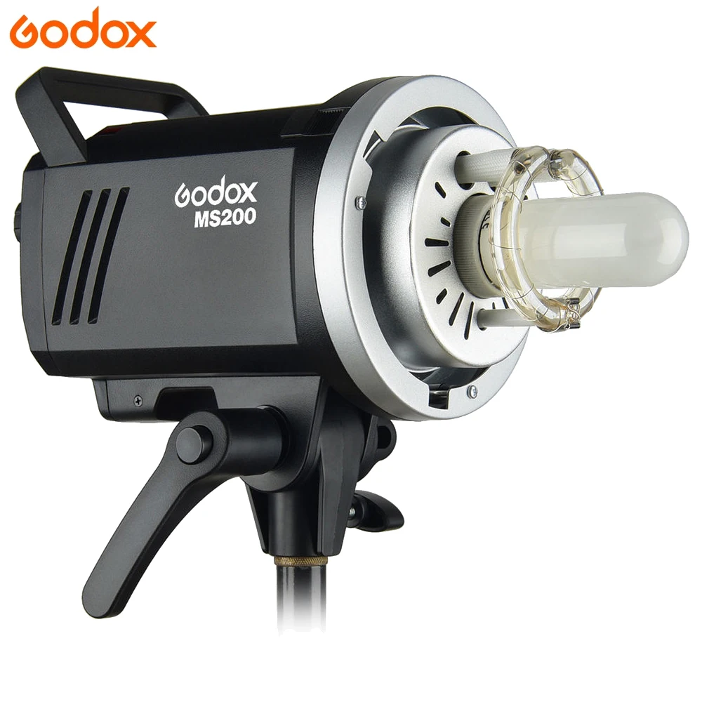 

Godox MS200 200W Portable Mini Master Studio Flash Light Lighting Photo Mini Flash Strobe Light Small Studio Photography