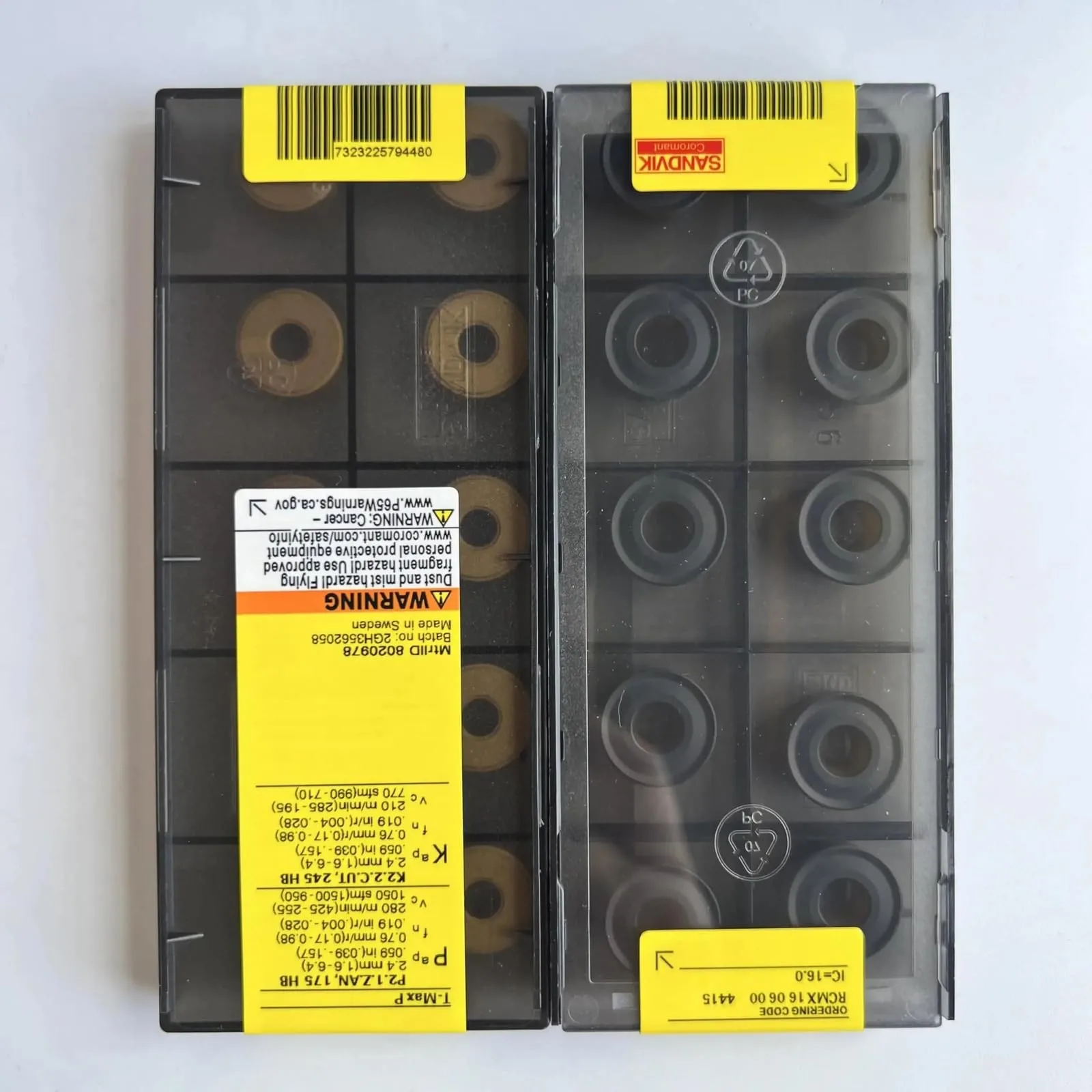 

Оригинальный SANDVIK/RCMX160600 4415/лезвие с ЧПУ из твердого сплава, 10 шт.