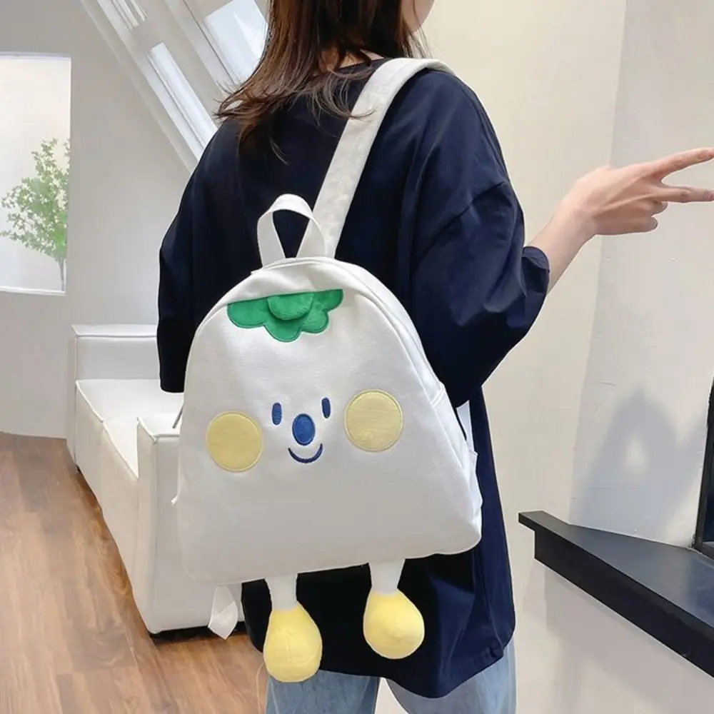 Lightweight Design School Backpack Cartoon Design Practical Design Double-Shoulder Bag Soft Girl Aesthetic New Style