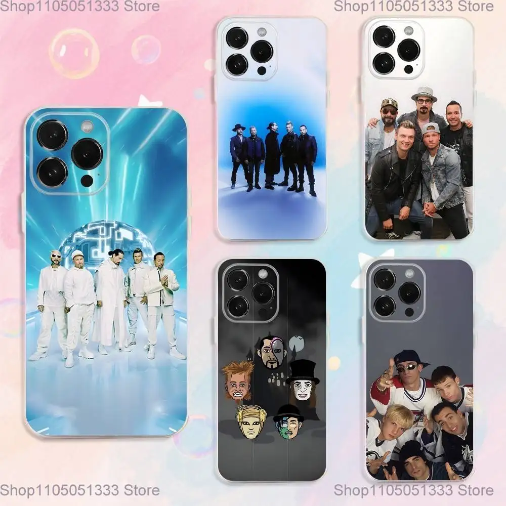 

B-Backstreet Boys BSB Phone Case For iPhone 17,16,15,14,13,12,11 Plus,Pro,Max,XR,XS,Plus,E,SE4,Mini Transparent Cover