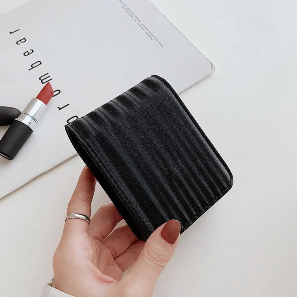 

Portable Pu Leather Lipstick Bag with Mirror Lipstick Storage Box Mini Cosmetic Bag Lipstick Storage Bag Makeup Bag Women