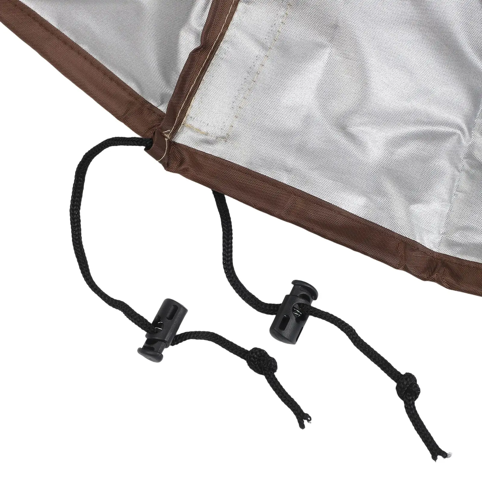 210D Oxford Cloth Firewood Rain Cover with Ventilation System and Reinforced Handles for Outdoor Firewood Protection