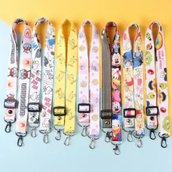 Cute Stitch Disney Anime Retractable Crossbody Strap Cell Phone Lanyard Tag Bag Charm Satchel Lanyard Girls Christmas Gift