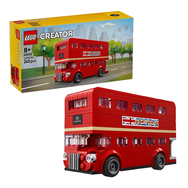 

Lego Block Creative Versatile Series 40953 London Bus Children's Puzzle Boys and Girls Building Block Toy Gift