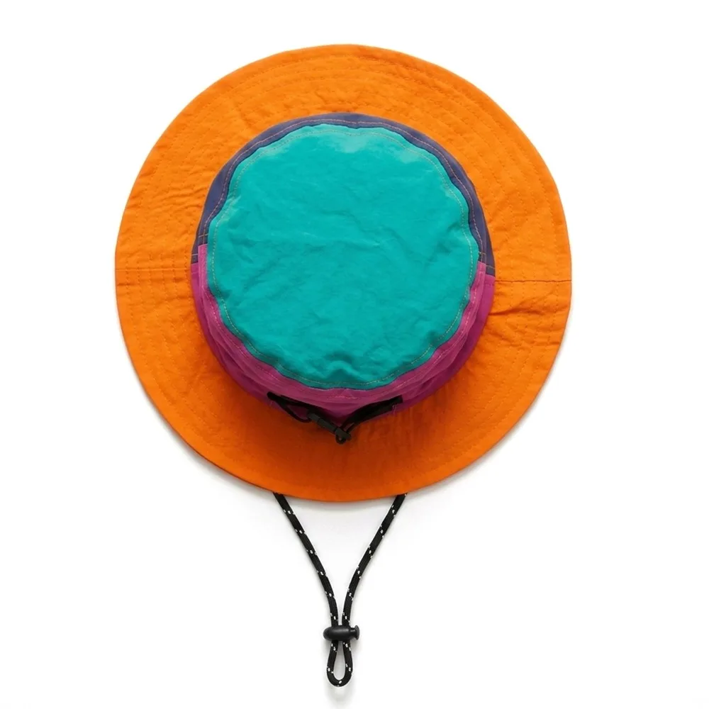 Travel Summer Kids Bucket Hat Breathable Quick-dry Baby Hat Korean Adjustable Fisherman Hat Outdoor