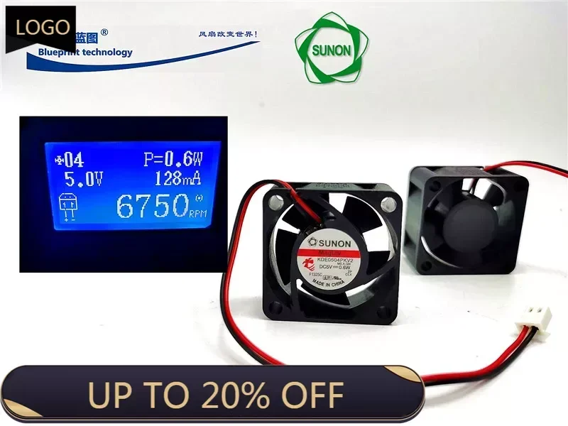 pa Brand  silent high air volume 4020 4CM magnetic levitation bearing KDE0504PKV2 5V0.6W heat dissipation fan 40*40*20MM