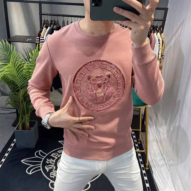 Men's Clothing Graphic Diamond Top White T Shirt for Man Oversize Sweatshirts Big Size F 90s Vintage High Quality Quotes Casual