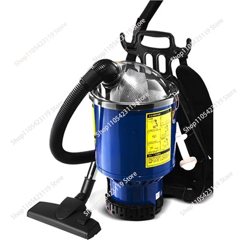 Mini BXC3A 4L Electric Handheld Vacuum Cleaner Blue Backpack Upright Dry Functions for Car Industrial Business Hotel US Plug