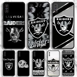 Oakland Raiders Phone Case For Samsung Galaxy A13,A21s,A22,A31,A32,A52,A53,A71,A80,A91 Soft Black Phone Cover