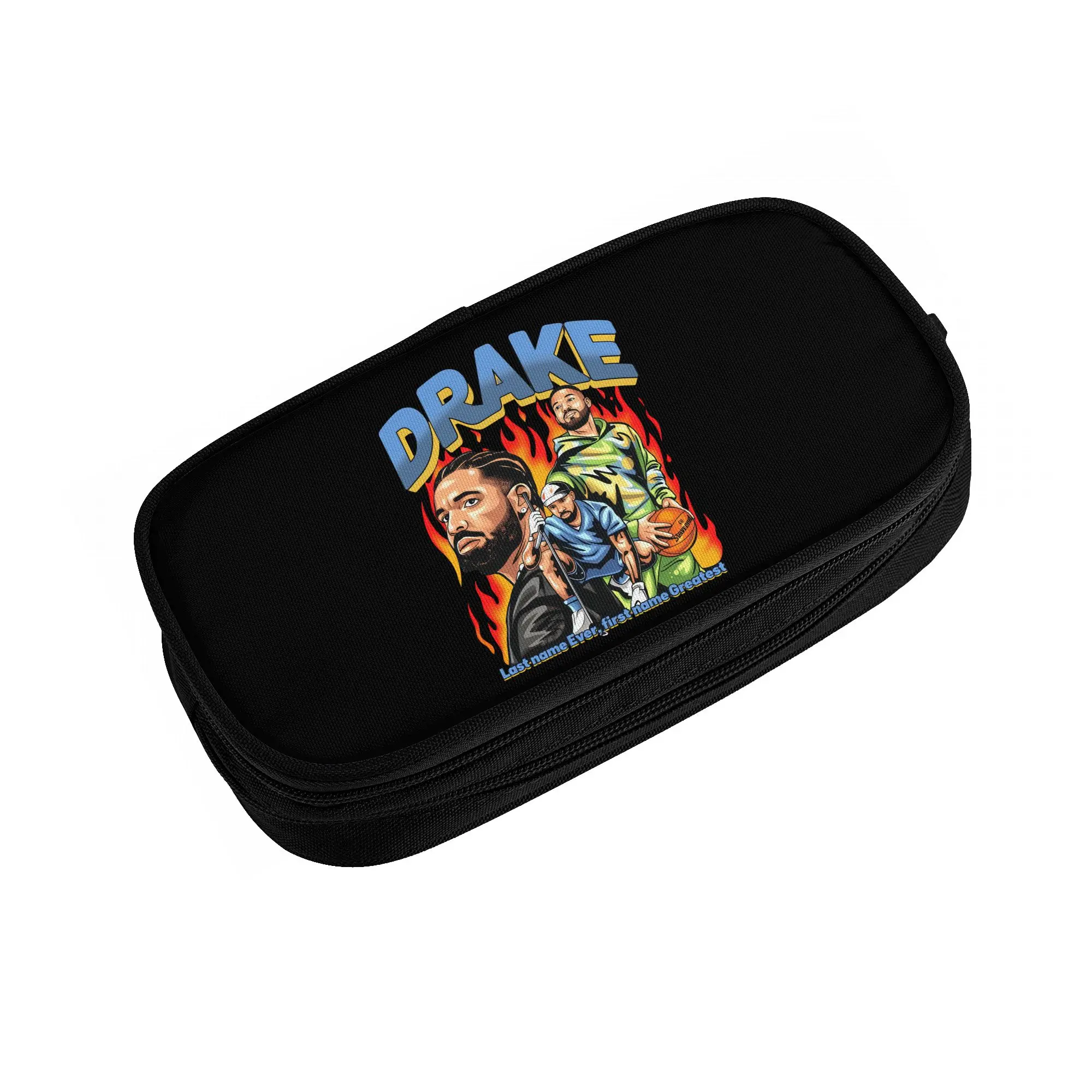 Kawaii Drake  Pencil Case for Boys Girls Rapper Singe  Large Capacity Pen Box Bag School Supplies