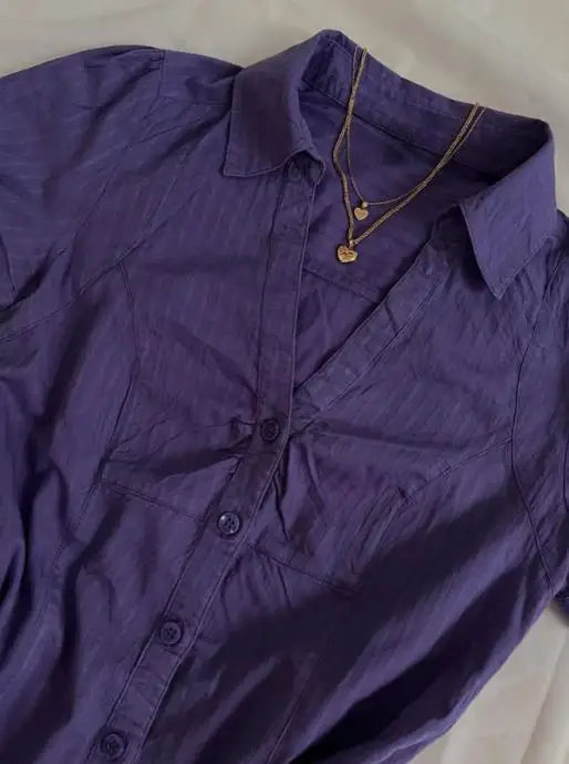 Y2K Hot Girl Koszulka z krótkim rękawem i guzikami Mała koszula Odzież damska 2025 Jesień i zima