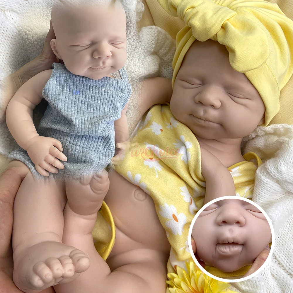 20 Zoll Pascale Silikon Reborn Baby Doll bemalt/unbemalte Haut lebensechte waschbare Neugeborene Mädchen/Junge handgemachte 3D Reborn Künstler