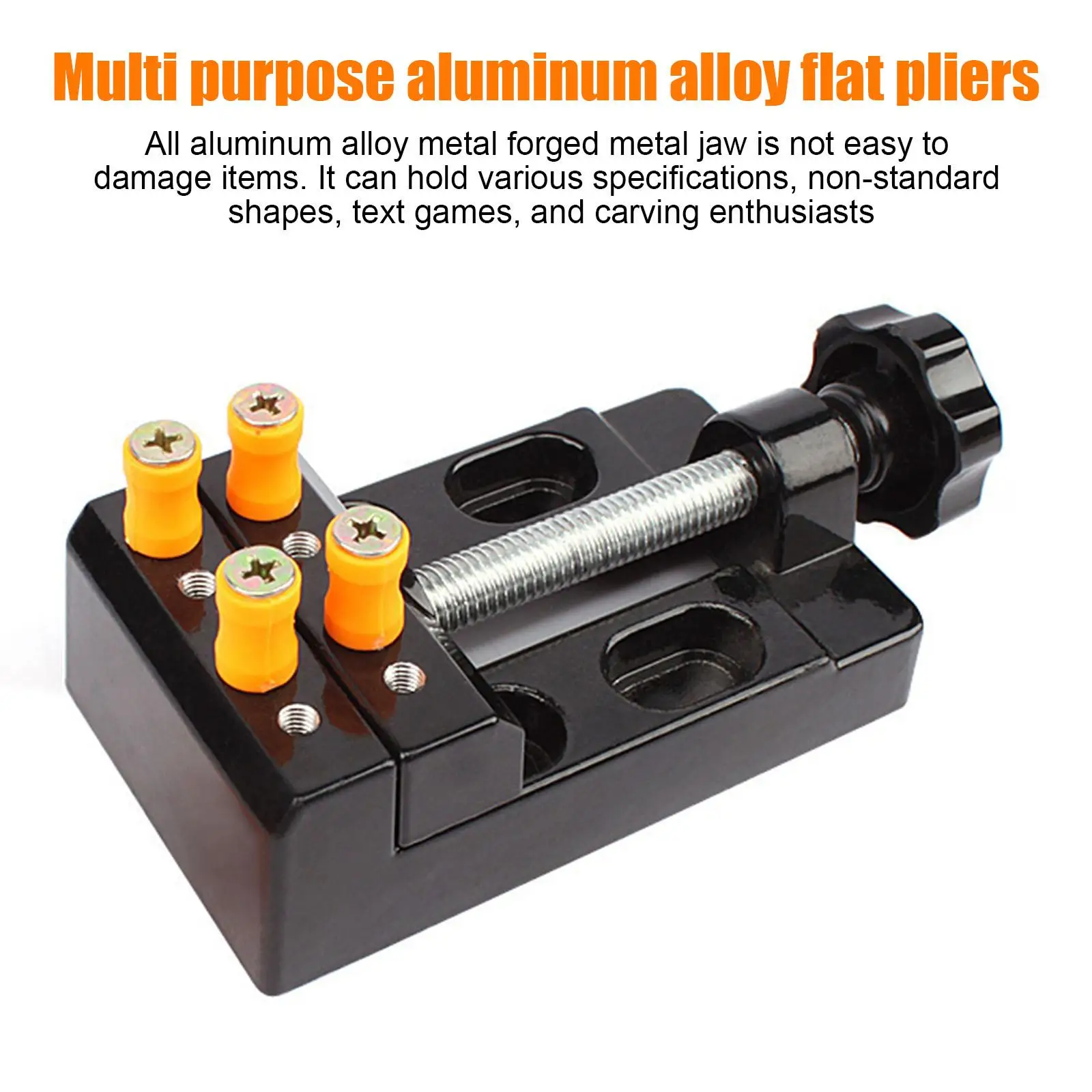 Adjustable Mini Table Vice: Flat Bench Clamp Drill Press Vice - Ideal for DIY Jewelry, Walnut Nuclear Drilling, Carving